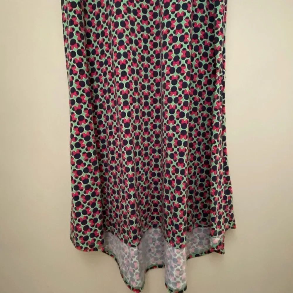 LulaRoe Disney Carley Minnie Mouse High Low Hem Dress - Picture 7 of 9